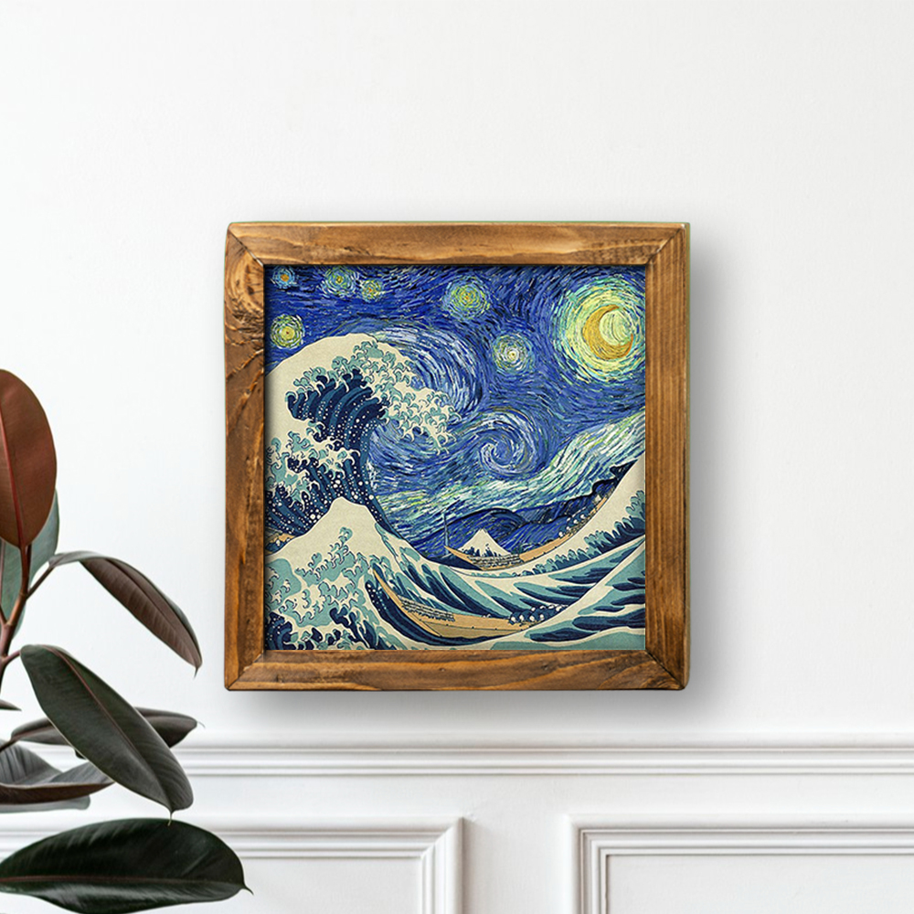 تابلو نقاشی موج بزرگ کاناگاوا